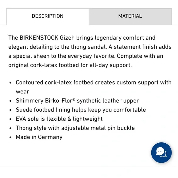 Birkenstock Gizeh Sandal in Graceful Pearl White - Picture 15 of 15